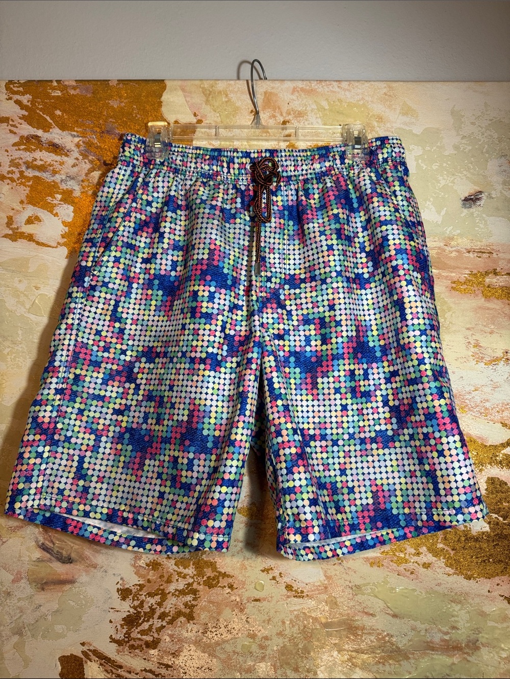 Bugatchi swim trunks multicolor men’s large